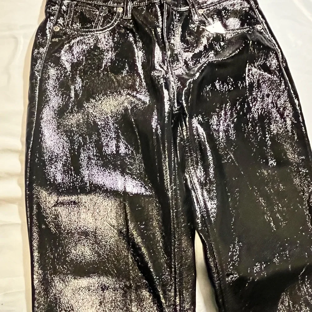 GAP Women's Shiny Black Boot Cut Jeans - Picture 7 of 8
